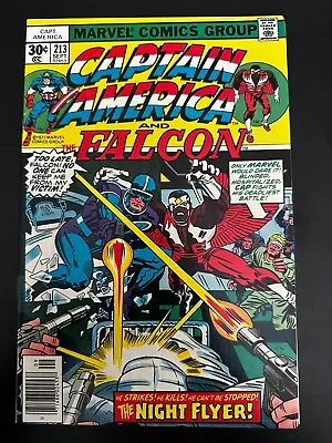 Buy Captain America And The Falcon #213 VF+ 1st Night Flyer! See Pics! • 14.22£