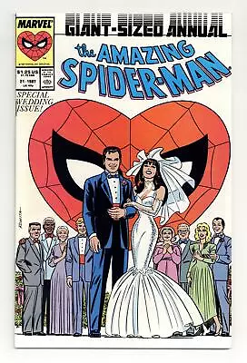 Buy Amazing Spider-Man Annual #21A Direct FN+ 6.5 1987 • 26.38£