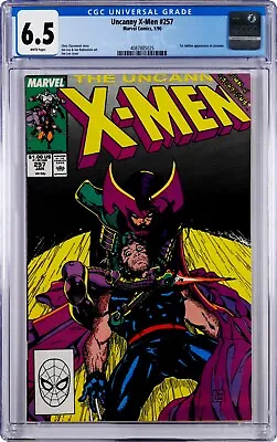 Buy Uncanny X-Men #257 CGC 6.5 (Jan 1990, Marvel) Jim Lee, 1st Jubilee In Costume • 30.75£