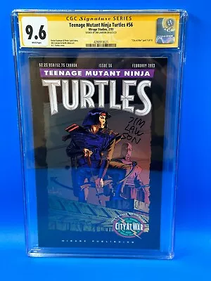 Buy Teenage Mutant Ninja Turtles #56 - Mirage Studios - CGC SS 9.6 - Sig Jim Lawson • 167.93£