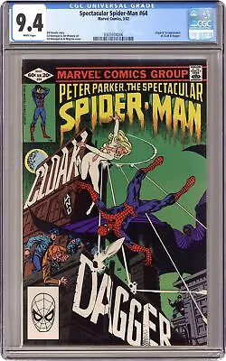 Buy Spectacular Spider-Man Peter Parker #64 CGC 9.4 1982 0305934006 • 114.33£