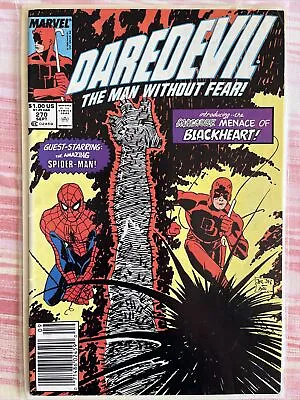 Buy Daredevil Vol 1 #270 Sept 1989 FN Blackheart By Ann Nocenti Marvel Comic Book • 20.09£