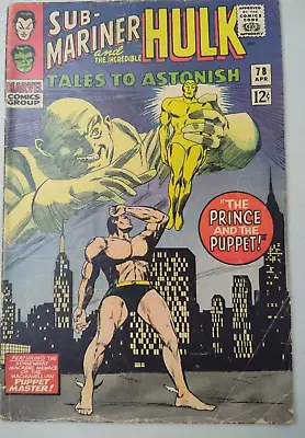 Buy Tales To Astonish #78 Marvel 1966 Comic Book • 12.66£