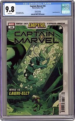 Buy Captain Marvel #18C Smith Variant 2nd Printing CGC 9.8 2020 3719781024 • 36.54£