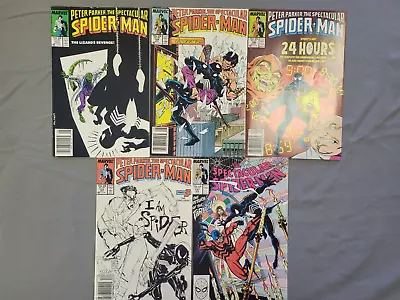 Buy Spectacular Spider-Man #127, 129, 130, 135, 137 5 Comic Lot • 7.88£