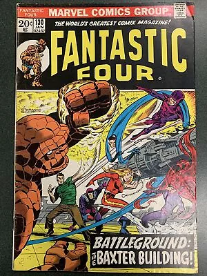 Buy Fantastic Four #130 (Marvel, 1973) 2nd Thundra Jim Steranko VG • 15.08£