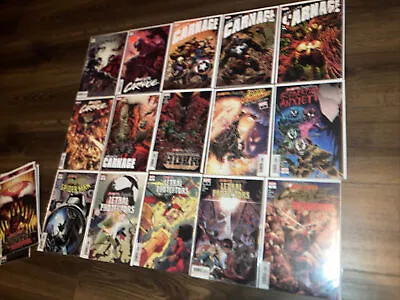 Buy ABSOLUTE CARNAGE Lot Of 25 ARTGERM + MIKE Deodato 2019 Marvel Comics • 139.41£