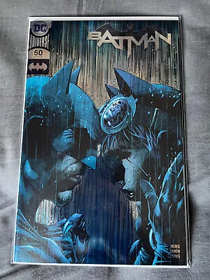 Buy Batman #50 DC Boutique Exclusive Silver Foil Jim Lee SDCC Variant - 2018 • 40£
