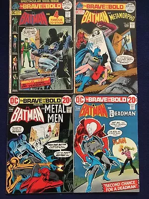 Buy The Brave And The Bold Comic Lot 22 Issues 1970-1976  DC Comics Batman Superman • 213.38£