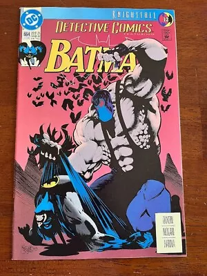 Buy Detective Comics # 664 Fine/vf Bane Knightfall Dc Comics 1993 Batman • 2£