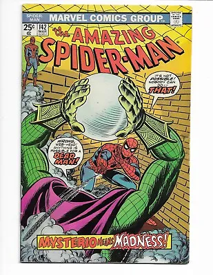 Buy Amazing Spider-man 142 - Vg/f 5.0 - 1st Gwen Stacy Clone - Mysterio (1975) • 31.67£