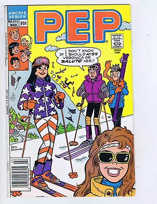 Buy Pep Comics #341 Archie Pub 1987 ''The Big Chase '' CANADIAN PRICE VARIANT • 11.92£