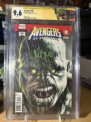 Buy Avengers 684 CGC SS 9.6 (1st Immortal Hulk)  Signed By Mark Brooks • 59.38£