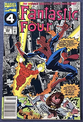 Buy Fantastic Four #362 (1992) Spider-Man APP; 1st APP Of Wild Blood; Marvel; FN/VF • 2.36£