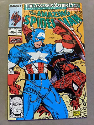 Buy The Amazing Spiderman #323, Marvel Comics, 1989, Captain America FREE UK POSTAGE • 13.99£