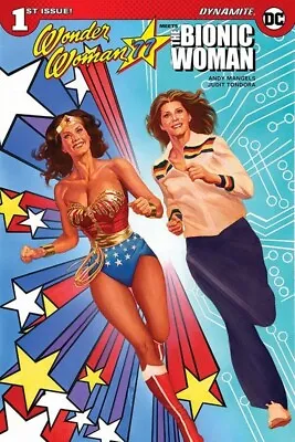 Buy Wonder Woman '77 Meets The Bionic Woman #1 (NM) `16 Mangles/ Tondora (Cover A) • 4.95£