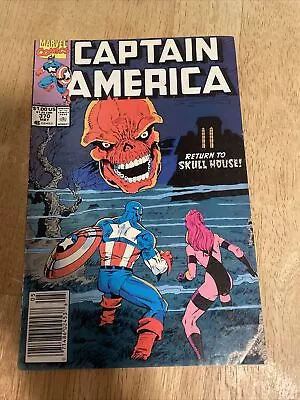 Buy Captain America # 370 Red Skull Crossbones Diamondback Marvel Comics • 7.14£