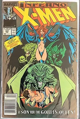 Buy Uncanny X-Men #241 Newsstand Edition (1989, Marvel) Origin Of Madelyne Pryor. VF • 8.02£