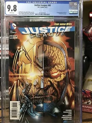 Buy Justice League #40 CGC 9.8 NM/MT 1st Cameo Grail, Darkseid's Daughter New 52  • 79.15£
