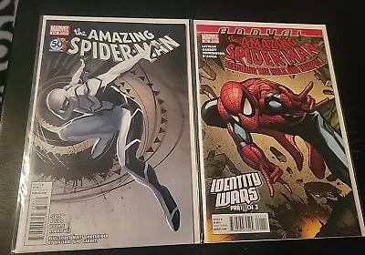 Buy Amazing Spider-Man  658 (2011) 1st White Suit & #50 491 DIRECT EDITION  • 19.77£