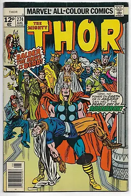 Buy The Mighty Thor #274 Marvel Comics Thomas Buscema Palmer 1978 VG/FN • 6.50£
