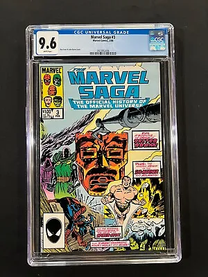 Buy Marvel Saga #3 CGC 9.6 (1986) - Origin Of Doctor Doom, Sub-Mariner, Spider-Man • 39.51£