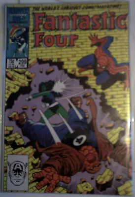 Buy FANTASTIC FOUR 299 Marvel Comics February 1987 VFNM SPIDER-MAN Modernage SAVEP&P • 1.90£