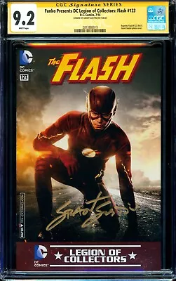 Buy Funko DC Collectiors Flash #123 PHOTO VARIANT CGC SS 9.2 Signed Grant Gustin • 236.47£