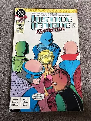 Buy Justice League America (Antarctica) Annual #4 (DC, 1990) Giffen Dematteis • 0.99£