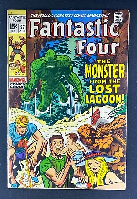 Buy Fantastic Four (1961) #97 FN (6.0) Jack Kirby 1st App The Monster From The Lost • 20.55£
