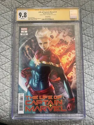 Buy Life Of Captain Marvel #1 (2018) Comics Stanley ARTGERM Lau Variant Cover NM/MT • 202.56£