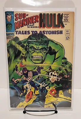 Buy Marvel Comics Tales To Astonish The Incredible Hulk And Sub-Mariner #81 (1966)  • 50.36£