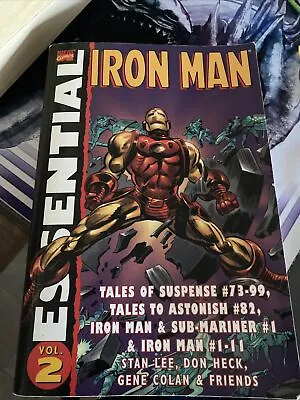 Buy Essential Iron Man Vol. 2 : Tales Of Suspense #73-99, Tales To Astonish #82,... • 18.21£