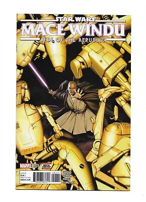 Buy Star Wars: Mace Windu Jedi Of The Republic #1 Marvel Comics 2017 NM- Copies • 6.37£