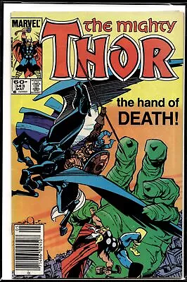 Buy 1984 Mighty Thor #343 Newsstand Marvel Comic • 3.95£