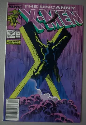 Buy Uncanny X-Men #251 Marvel 19989 Wolverine Crucifixion Newsstand • 19.70£