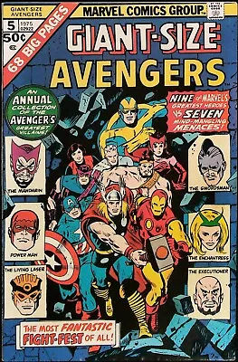 Buy Giant-Sized Avenger #5 Vol 1 (1975) *Reprints Of Annual* - Mid Grade • 18.65£