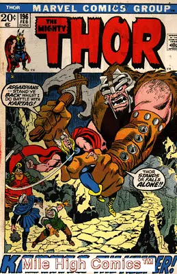 Buy THOR  (1962 Series) (#83-125 JOURNEY INTO MYSTERY, 126-502) #196 Very Good • 13.24£