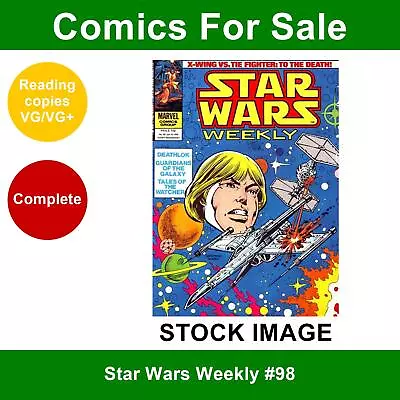 Buy Star Wars Weekly #98 Comic - VG/VG+ 09 January 1980 - Marvel UK • 3.49£