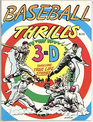 Buy 3-D BASEBALL THRILLS #1 VG+ With Glasses & Cover L.B. COLE • 11.99£
