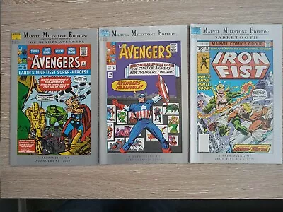 Buy Marvel Milestone Edition X6 FF, X-Men, Hulk, Avengers, Iron Fist High Grade • 20£