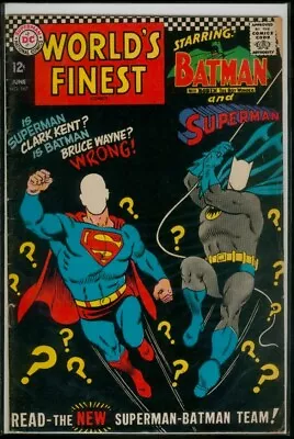 Buy DC Comics WORLD'S FINEST #167 Superman Batman VG+ 4.5 • 6.32£