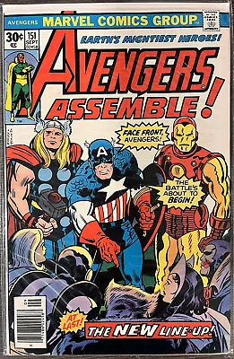 Buy Marvel Comics Avengers Assemble #151 Sept 1976 • 15.91£