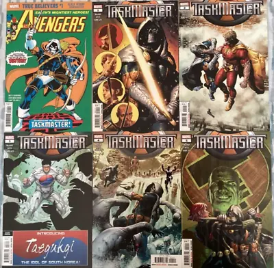 Buy Taskmaster 1,2,3,4,5 (vol 2) Full Set + Avengers 196 True Believers • 29.99£