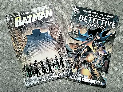 Buy  Batman #686 & Detective Comics #853 Whatever Happened To Caped Crusader? Gaiman • 15.99£