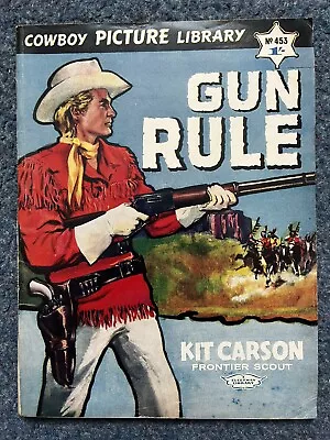 Buy Cowboy Picture Library Comic No. 453 Kit Carson In Gun Rule • 14.99£