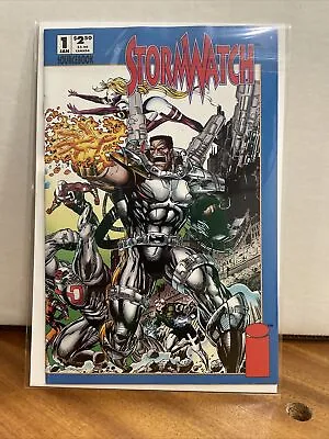 Buy Stormwatch #1 Sourcebook - Image Comics - 1994. Bagged & Boarded. (JC2). • 4£