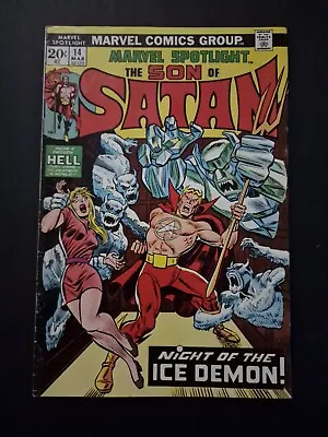 Buy Marvel Spotlight #14 - Hellstrom Son Of Satan - 1st Katherine Reynolds-1974 • 14.99£