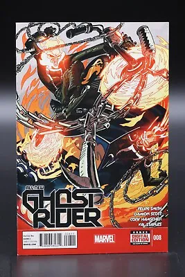 Buy All New Ghost Rider (2014) #8 1st Print Damion Scott Cover Johnny Blaze App NM- • 3.99£