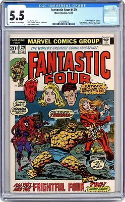 Buy Fantastic Four #129 CGC 5.5 1972 3797639003 • 127.92£